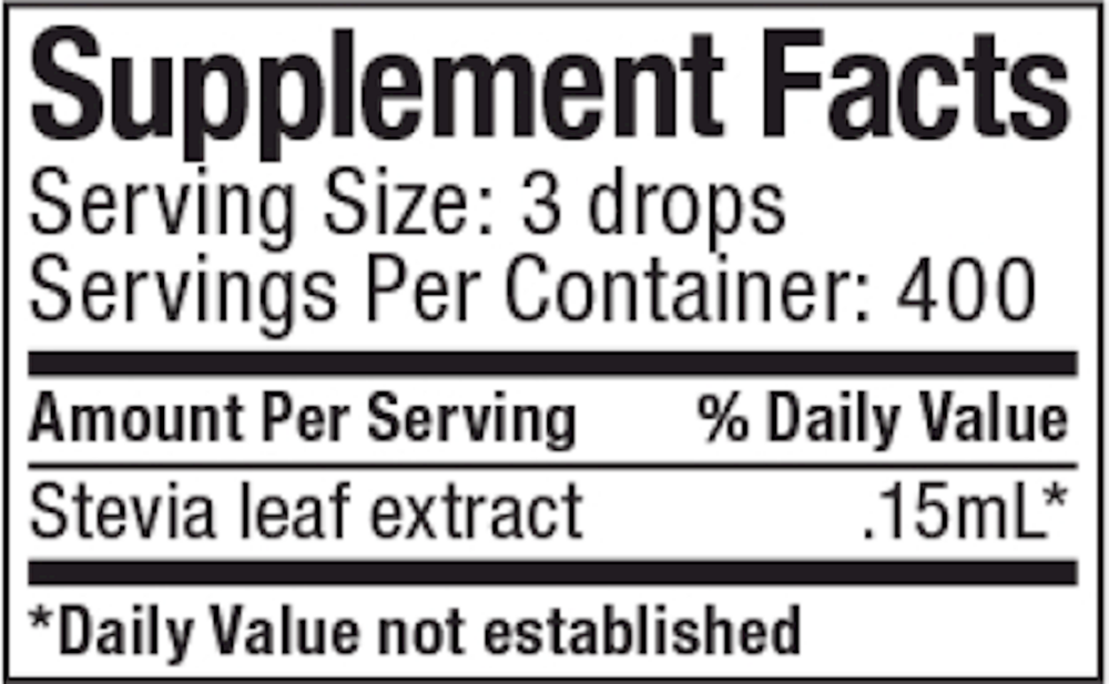 Product image for Stevia.