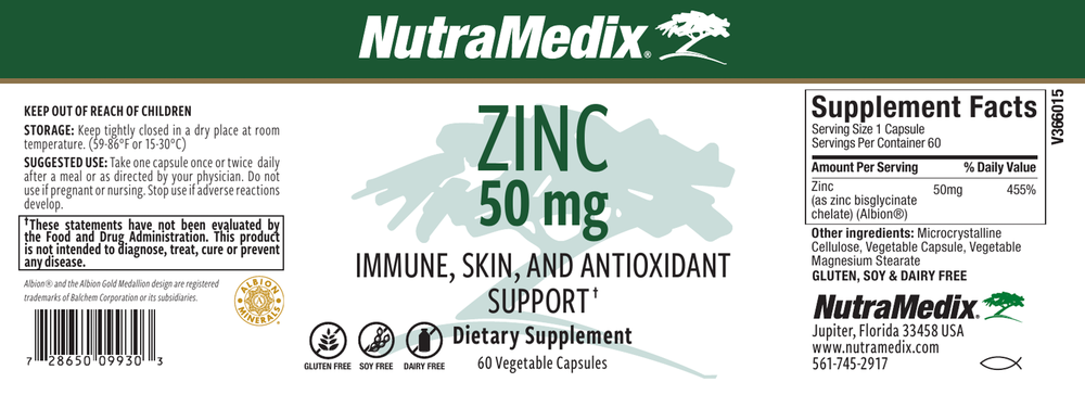 Product image for Zinc.