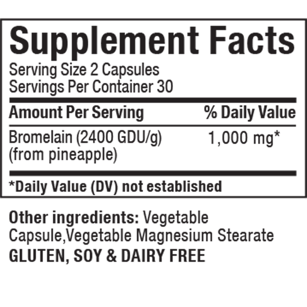 Product image for BROMELAIN.