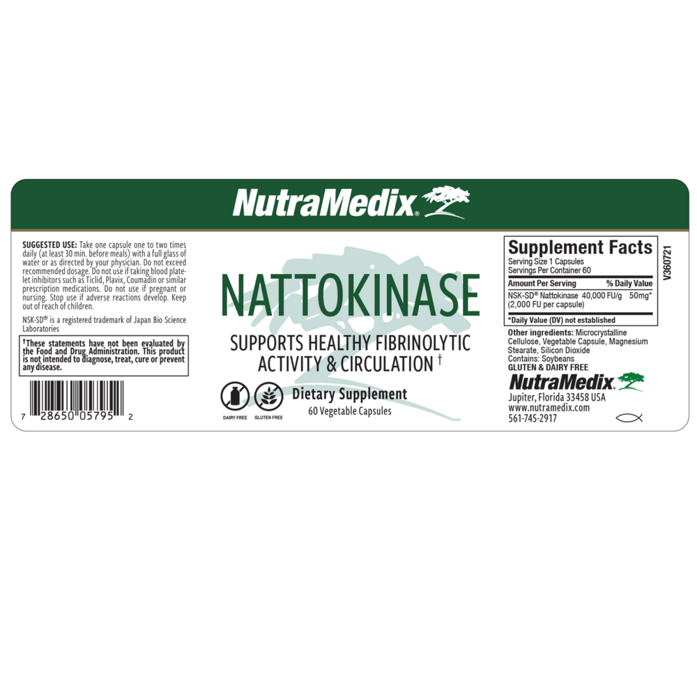 Product image for Nattokinase.