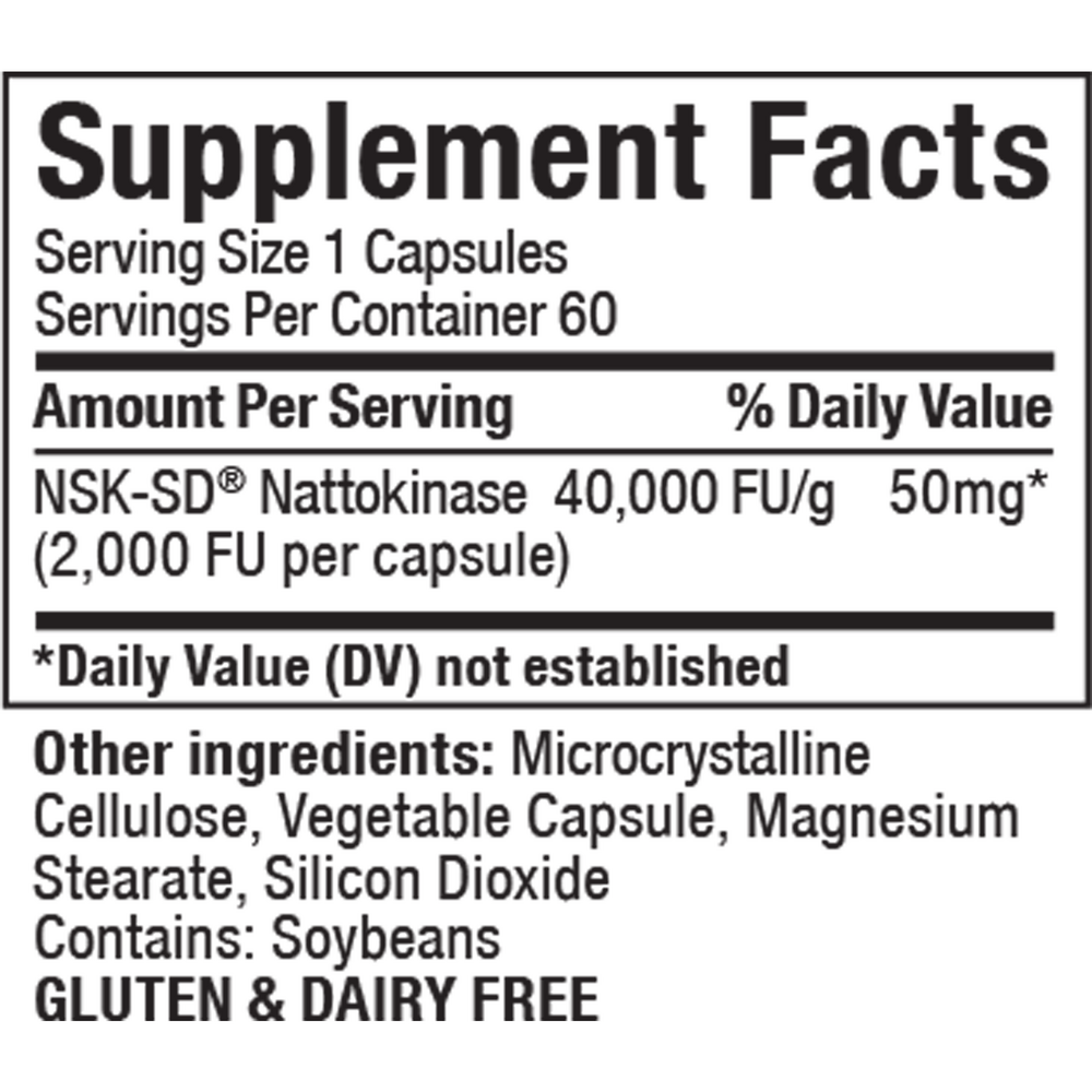 Product image for Nattokinase.