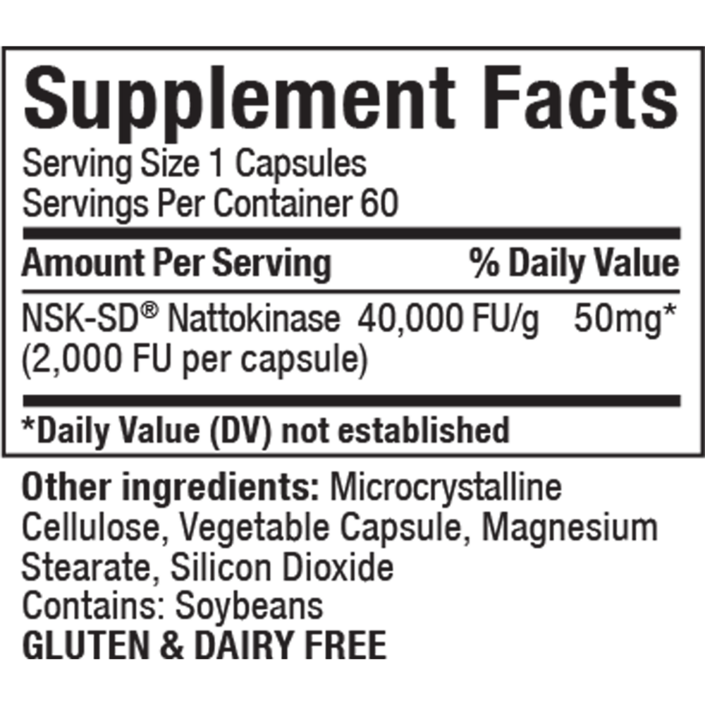 Product image for Nattokinase.