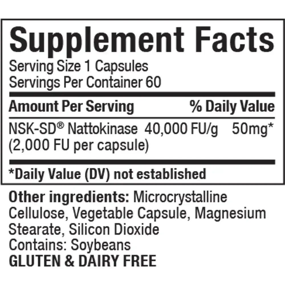 Product image for Nattokinase.