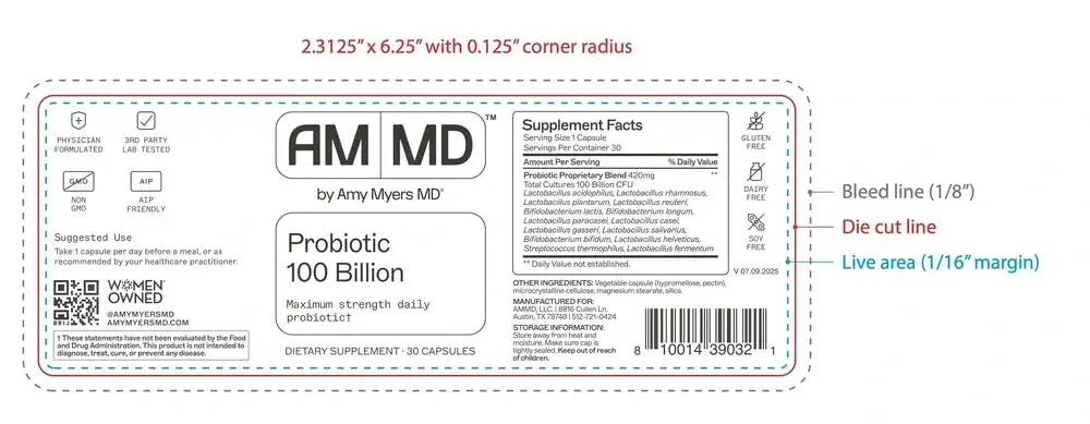 Product image for Probiotic 100 Billion.
