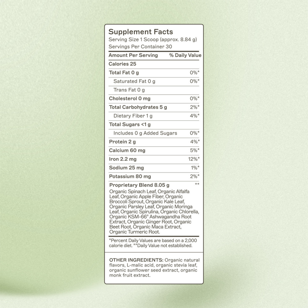 Product image for Organic Greens.