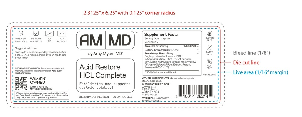 Product image for Acid Restore HCL Complete.