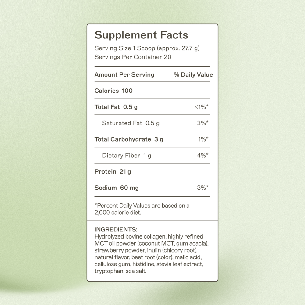 Product image for Paleo Protein - Strawberries &amp; Cream.