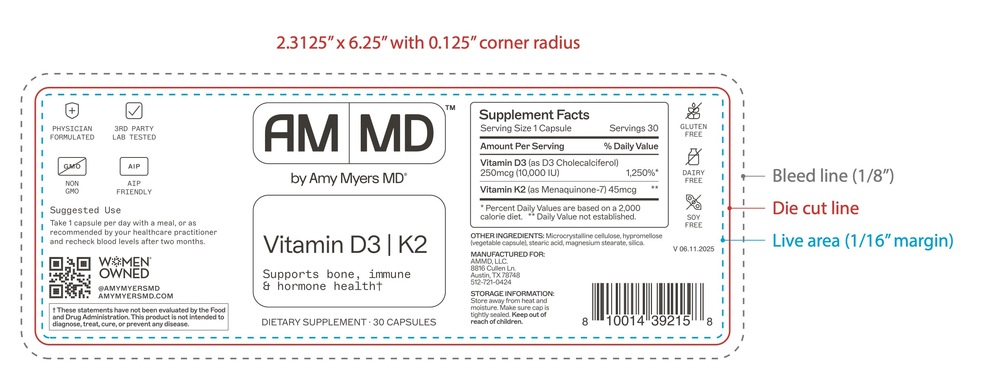 Product image for Vitamin D3/K2 10,000 IU.