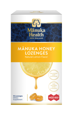 Manuka Honey & Lemon 15 lozenges