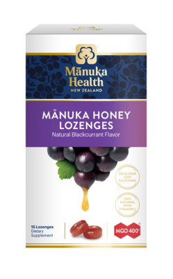 Manuka Honey Blackcurrent 15 lozenges
