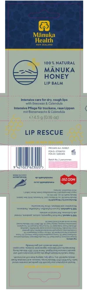Product image for Manuka Honey Lip Balm.