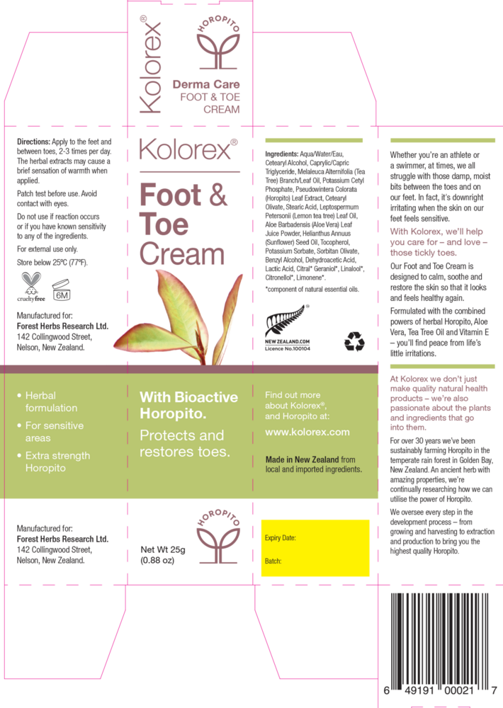 Product image for Foot and Toe Care Cream.
