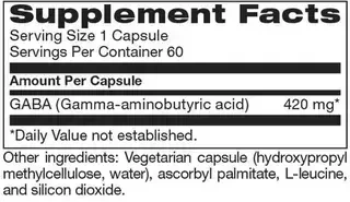 Product image for GABA 420mg.