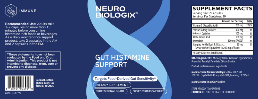 Product image for GI Hist Support.