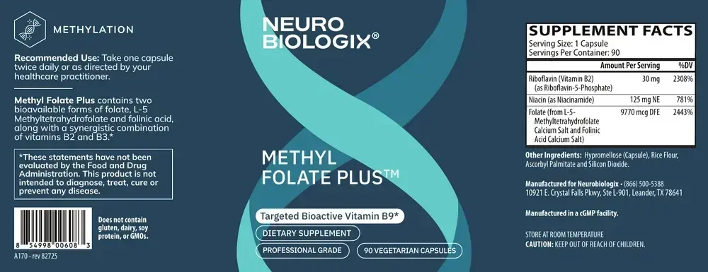 Product image for Methyl Folate Plus.
