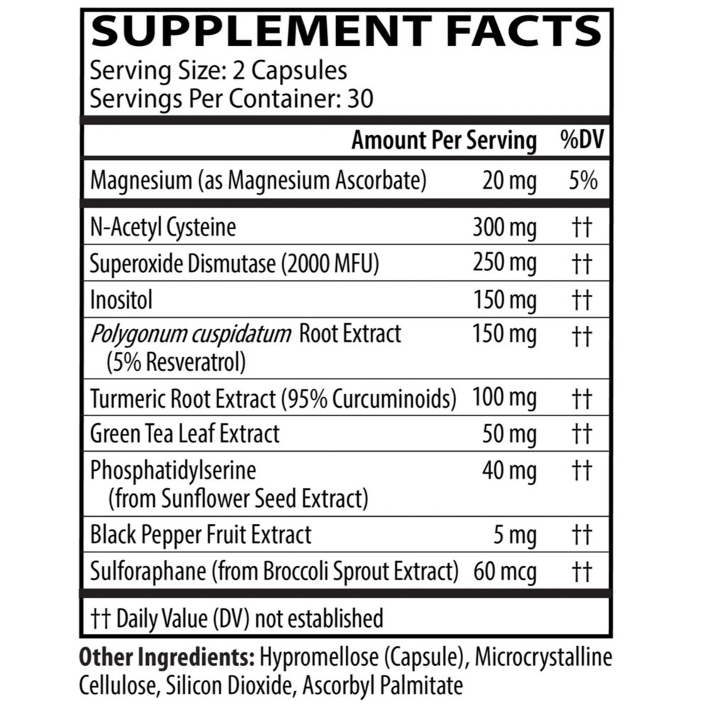 Product image for Intracellular Detox Complex (formerly N.A.S. Enhancer).