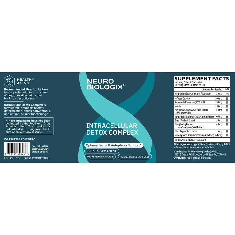 Product image for Intracellular Detox Complex (formerly N.A.S. Enhancer).