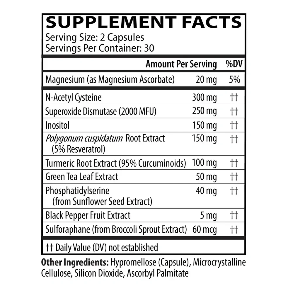 Product image for Intracellular Detox Complex (formerly N.A.S. Enhancer).
