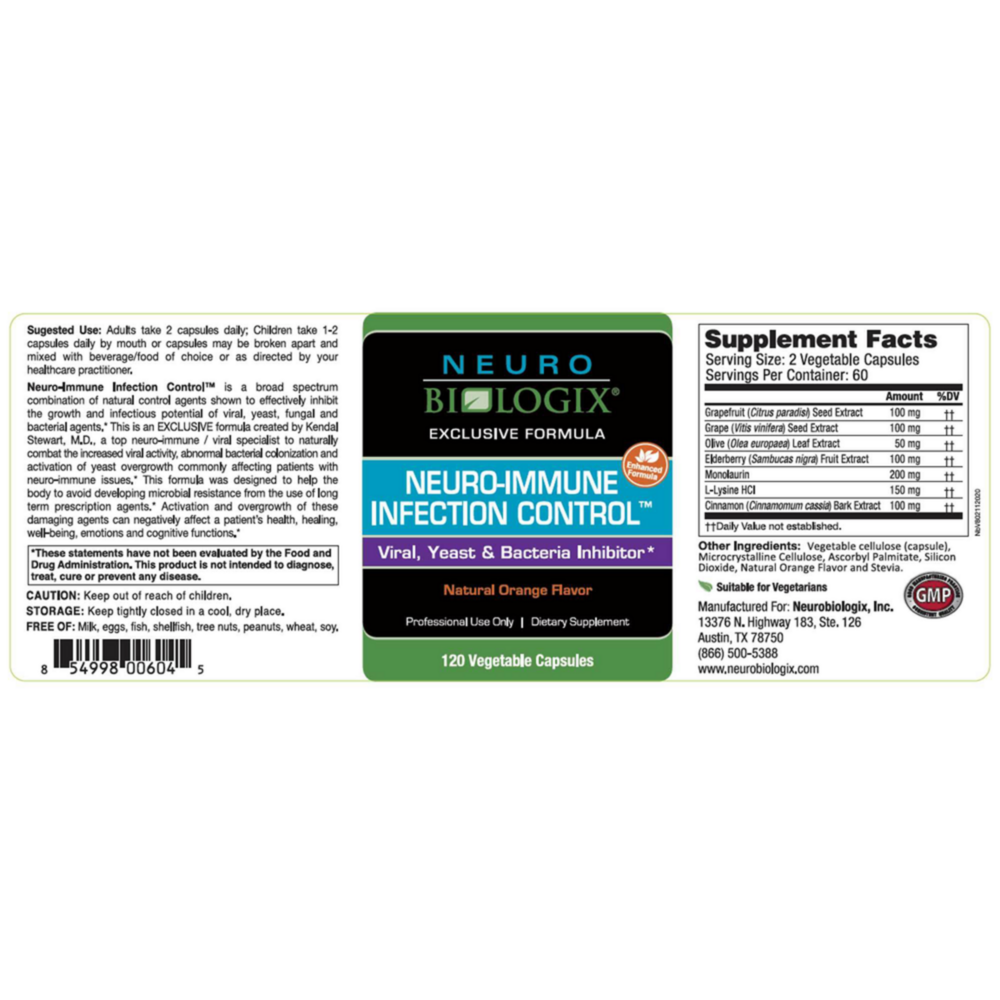 Product image for Neuro Immune Infection Control.