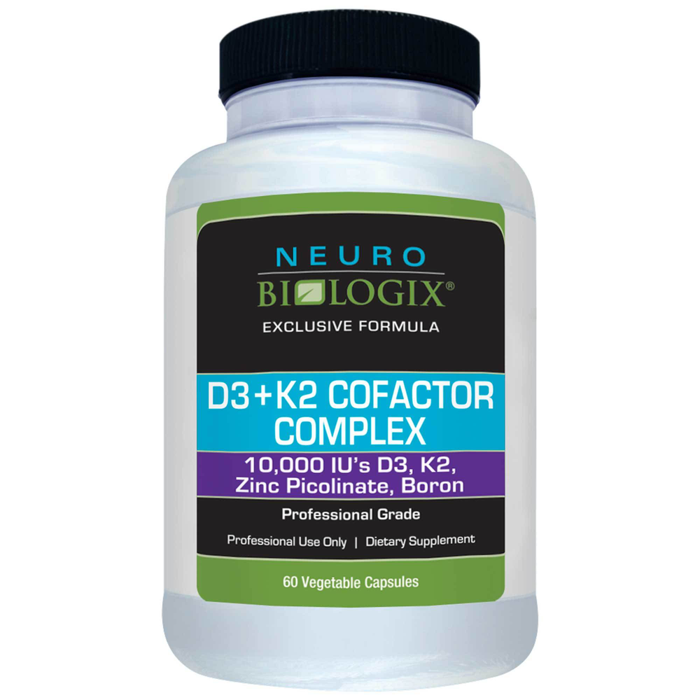 Product image for Vitamin D3+K2 Cofactor Complex.