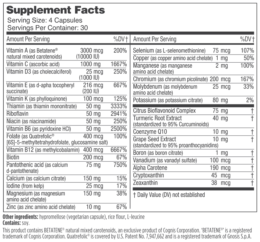 Product image for Supreme Multivitamin.