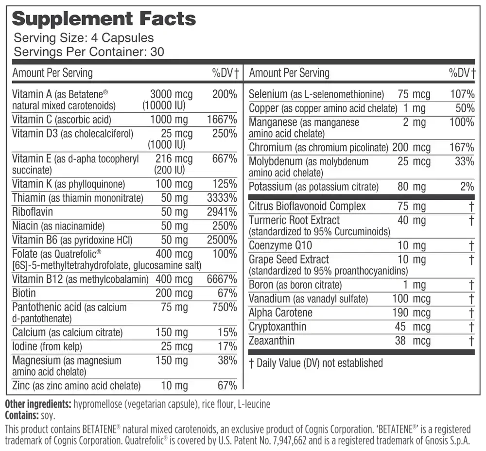 Product image for Supreme Multivitamin.