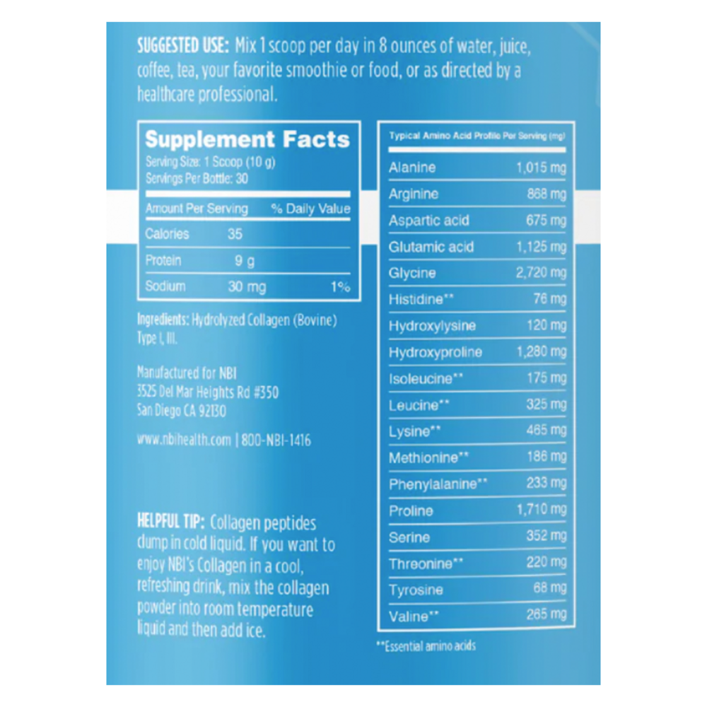 Product image for Collagen Types I &amp; III Powder.