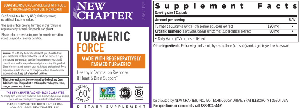 Product image for Turmeric Force.