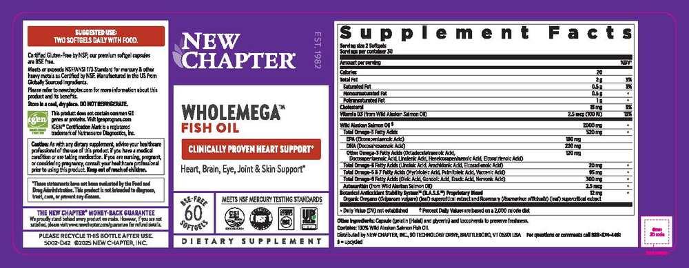 Product image for Wholemega™ Fish Oil.