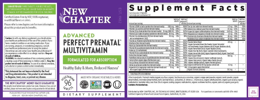 Product image for Perfect Prenatal Multivitamin.