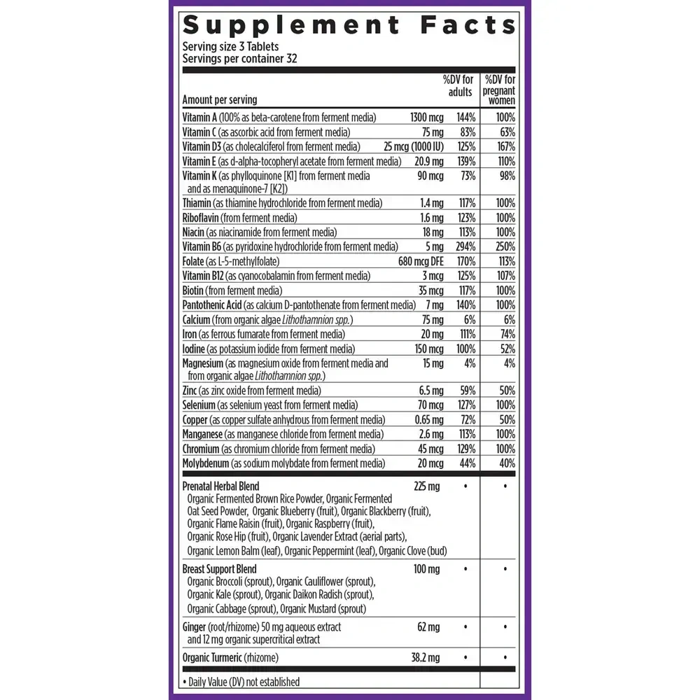 Product image for Perfect Prenatal Multivitamin.