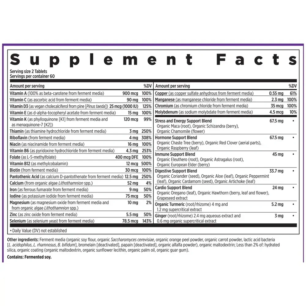 Product image for Women's Advanced Multivitamin.
