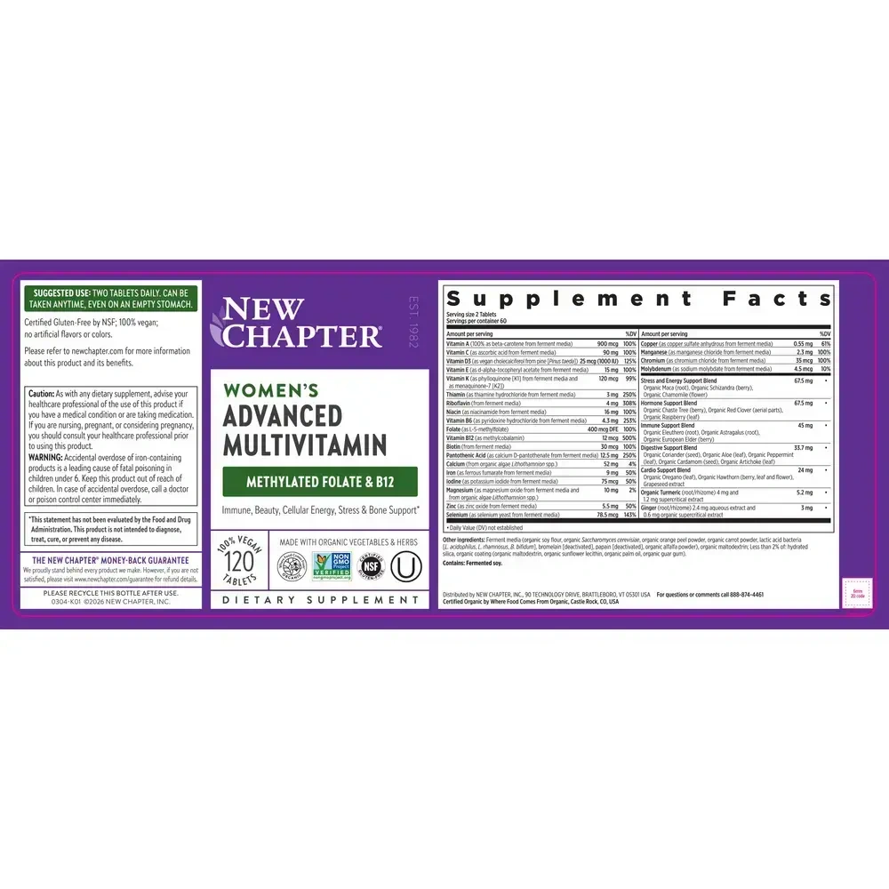 Product image for Women's Advanced Multivitamin.