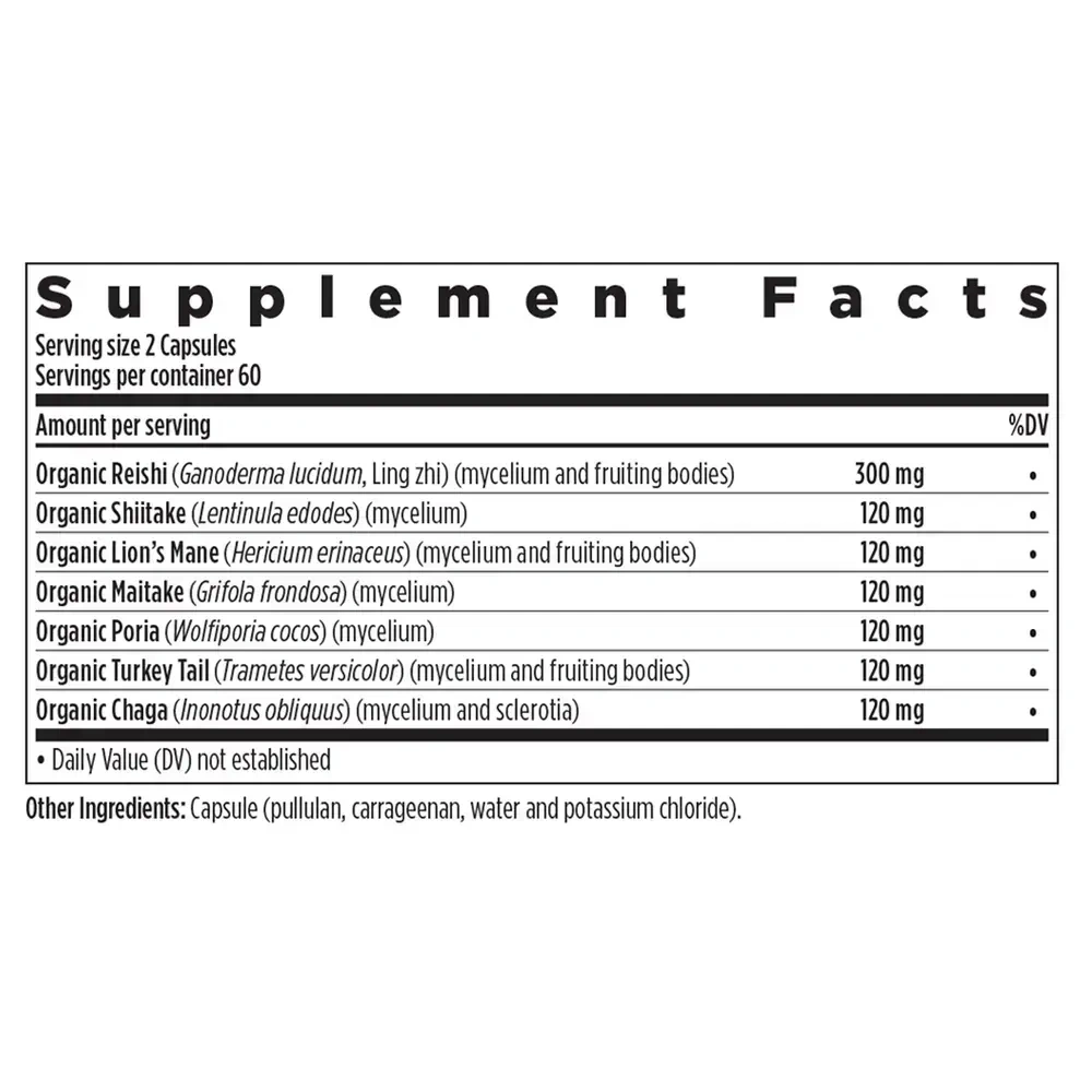 Product image for Immune Support Reishi &amp; Shiitake.