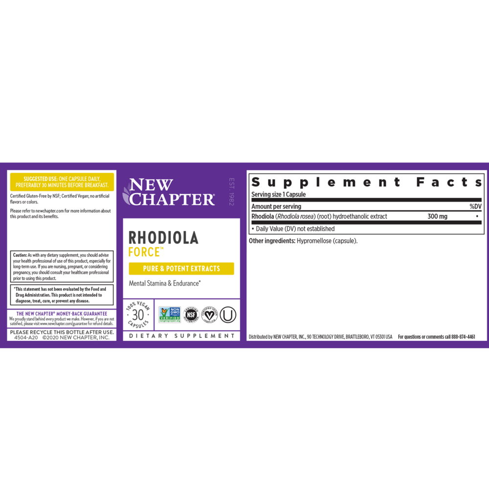 Product image for Rhodiola Force™.