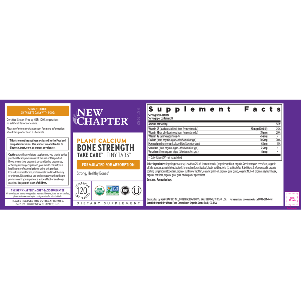 Product image for Bone Strength Take Care™ Tiny Tabs.