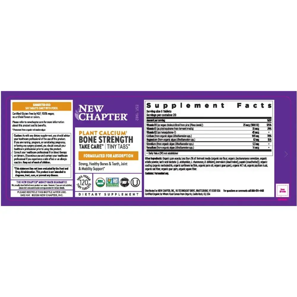 Product image for Bone Strength Take Care™ Tiny Tabs.