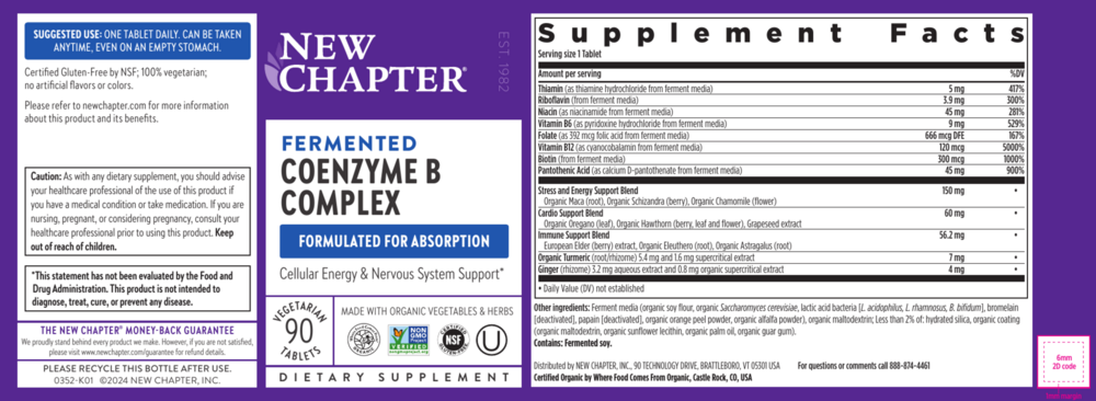 Product image for Coenzyme B Food Complex.