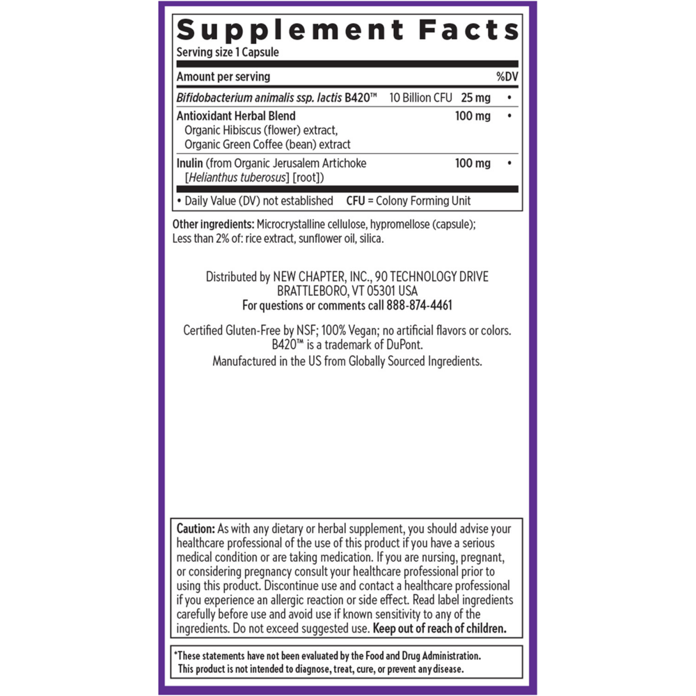 Product image for Daily Dual Biotic Probiotic + Prebiotic.