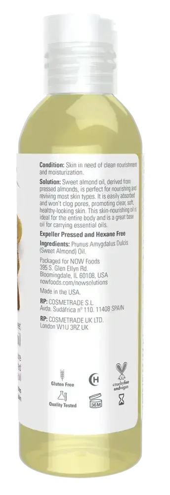Product image for Almond Oil 100% Pure.