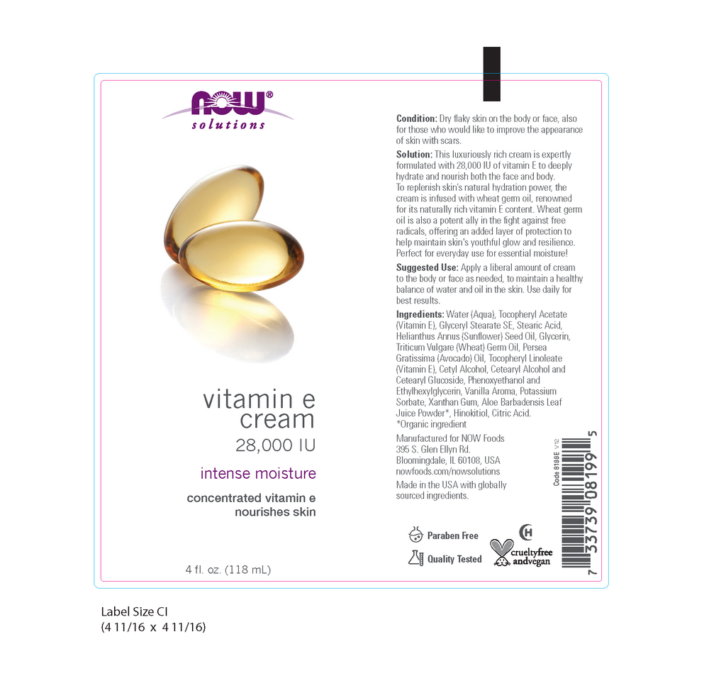 Product image for Vitamin E Cream 28,000 IU 100% Natural.
