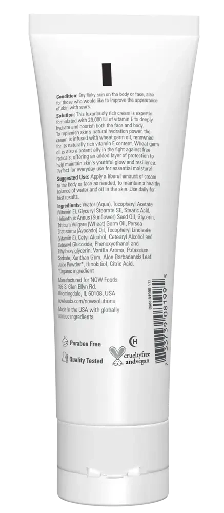 Product image for Vitamin E Cream 28,000 IU 100% Natural.