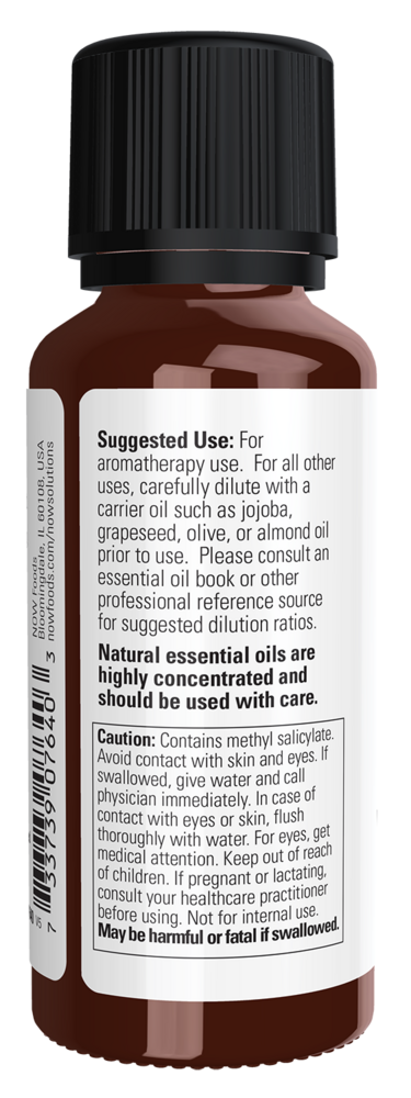 Product image for Wintergreen Oil 100% Pure Liquid.