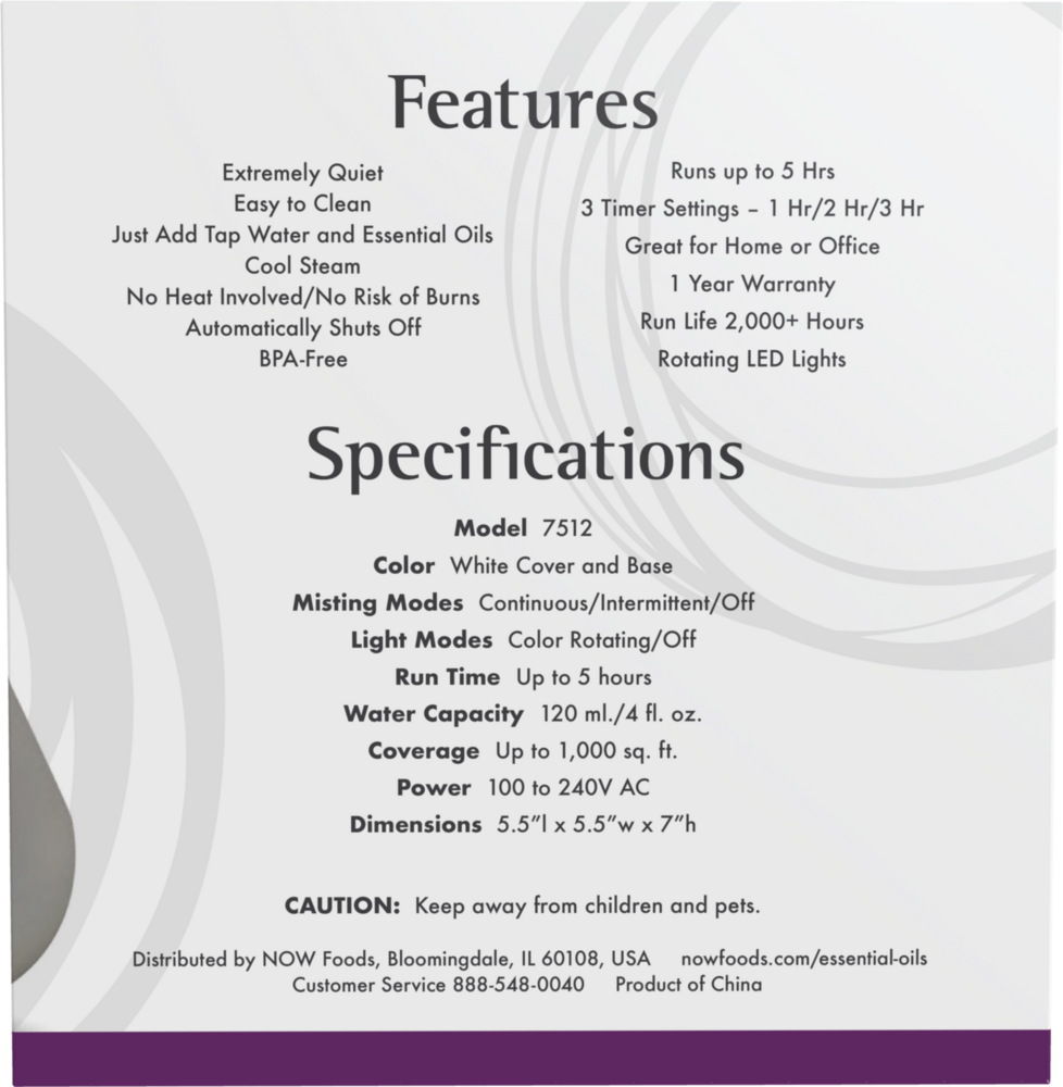 Product image for Ultrasonic Oil Diffuser.