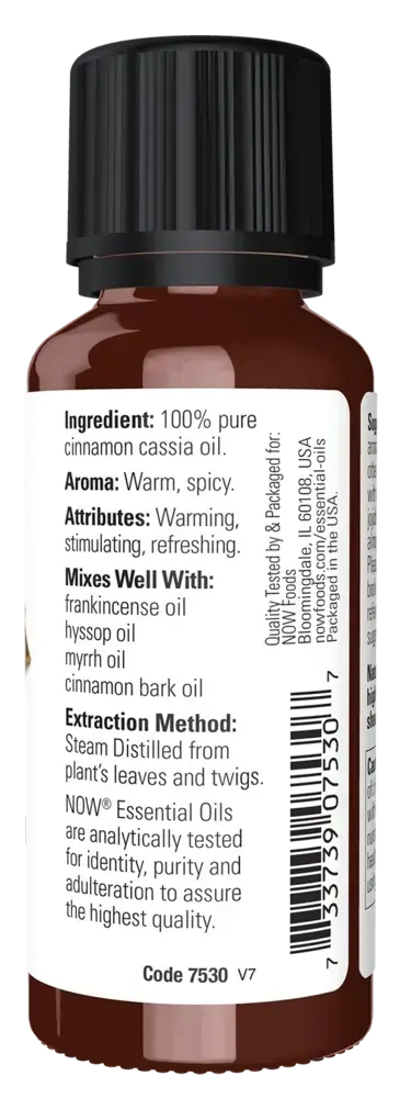 Product image for Cinnamon Cassia Oil.