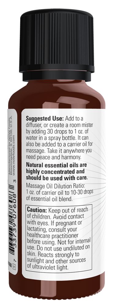 Product image for Peace &amp; Harmony Oil Blend.