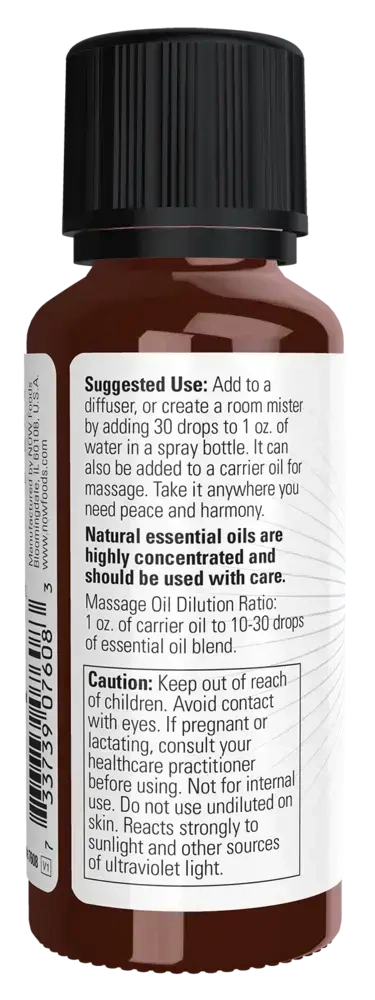 Product image for Peace &amp; Harmony Oil Blend.