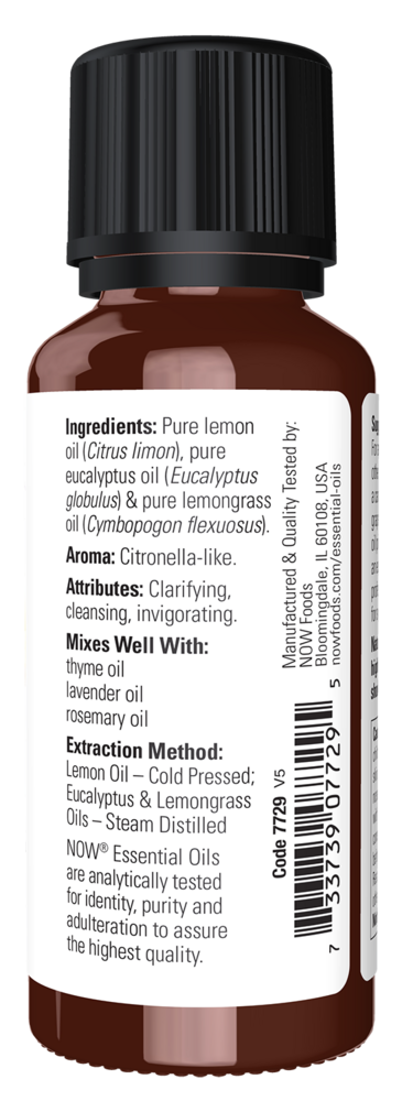 Product image for Lemon &amp; Eucalyptus Oil Blend.