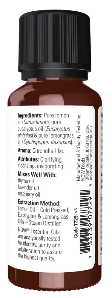 Product image for Lemon &amp; Eucalyptus Oil Blend.