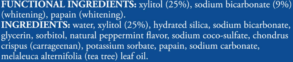 Product image for Xyliwhite Mint/Baking Soda Toothpaste.